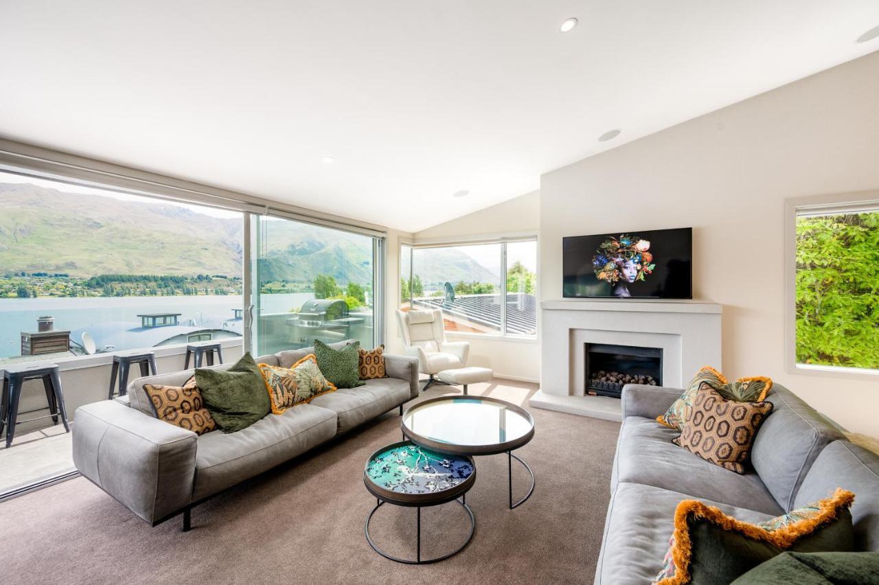 Luxury Lakeview Vista Apartment Wanaka Exterior foto